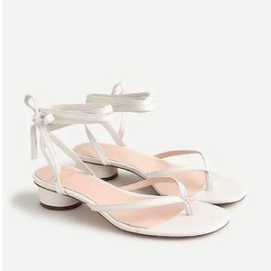 J.Crew Leather Wrap Sandals